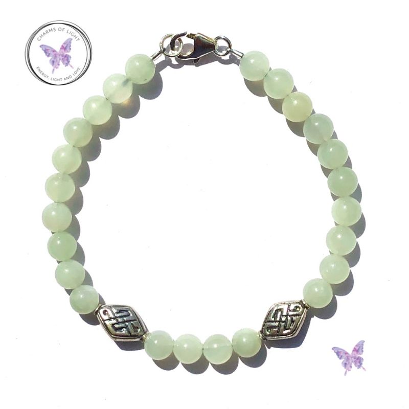 Chinese Jade Celtic Symbol Bracelet